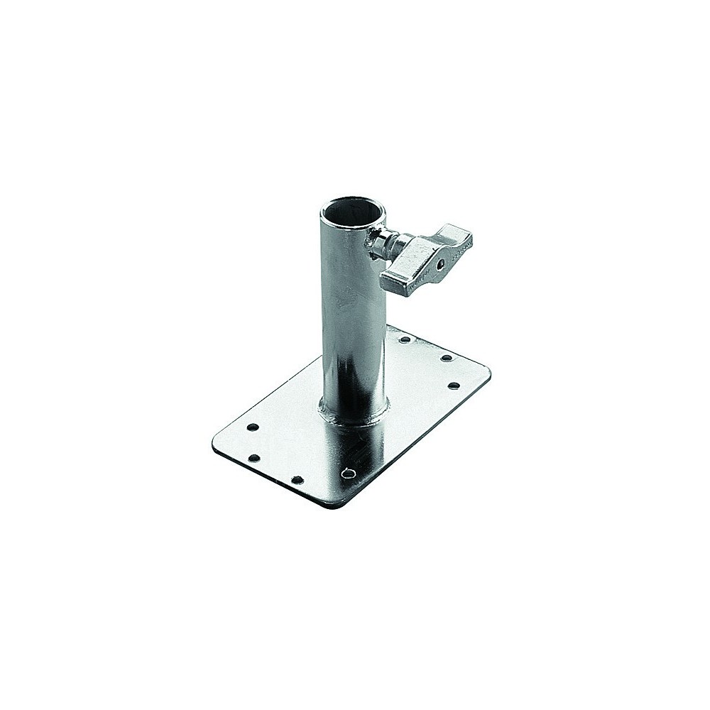 Junior Wall Plate Avenger - 
Chrome plated steel
28mm receiver
It allows suspension a large light from either a wall or ceiling
