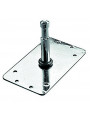 Wall Plate, Baby w/16mm/ 5/8in Fixed Spigot 3in/8cm Avenger - 
Baby wall plate with fixed 7.62 cm/ 3'' baby 16 mm/ 5/8'' pin
Gre