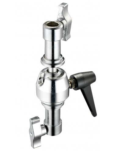 Baby Female Swivel Pin Avenger - 
Chrome plated steel
Aluminium handle
Provided with a stud and receiver 5/8''
Weight: 0.8kg (1,