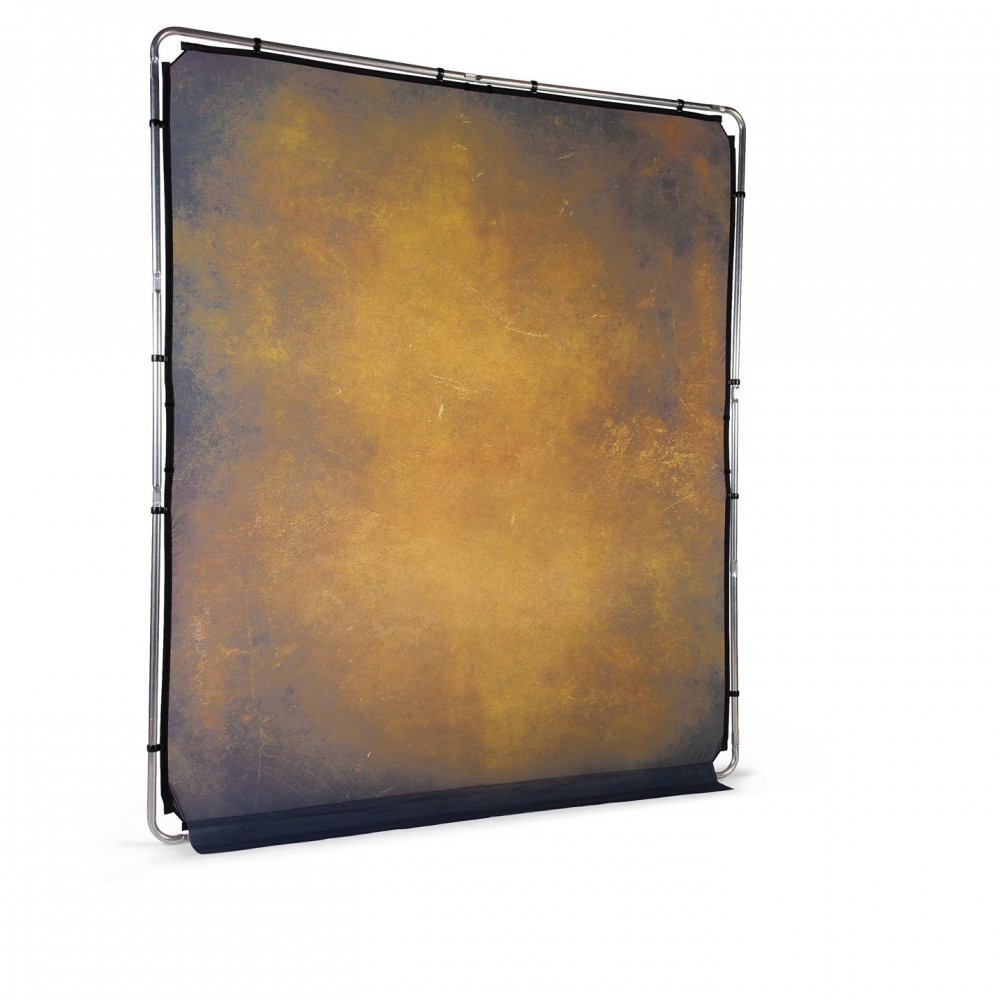 EzyFrame Vintage Background 2x2.3m Tobacco Lastolite by Manfrotto - 
Rapid Assembly Aluminium Frame
Clip on Tobacco Cover
Rigid 