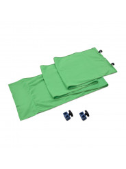 Panoramic Background Connection Kit 2.3m Chroma Key Green Lastolite by Manfrotto - 
Hinge brackets attach two Panoramic Backgrou