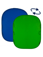 Collapsible Background 1.5 x 1.8m Chromakey Blue/Green Lastolite by Manfrotto - 
Double sided
Portable and quick to set up
Colla