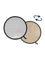 Faltreflektor 76cm Sunlite/Soft Silver Lastolite by Manfrotto - Zusammenklappbar und reversibel Inklusive Tragetasche Schrumpft 