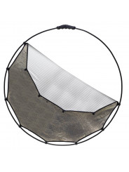 HaloCompact Reflector 82cm Sunlite/Soft Silver Lastolite by Manfrotto - 
Lightweight Aluminium Frame
Clip on Double-sided Sunlit