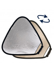 Trigrip Reflector 75cm Sunlite/Soft Silver Lastolite by Manfrotto - 
Collapsible and reversible
Carry bag included
Allows to hol