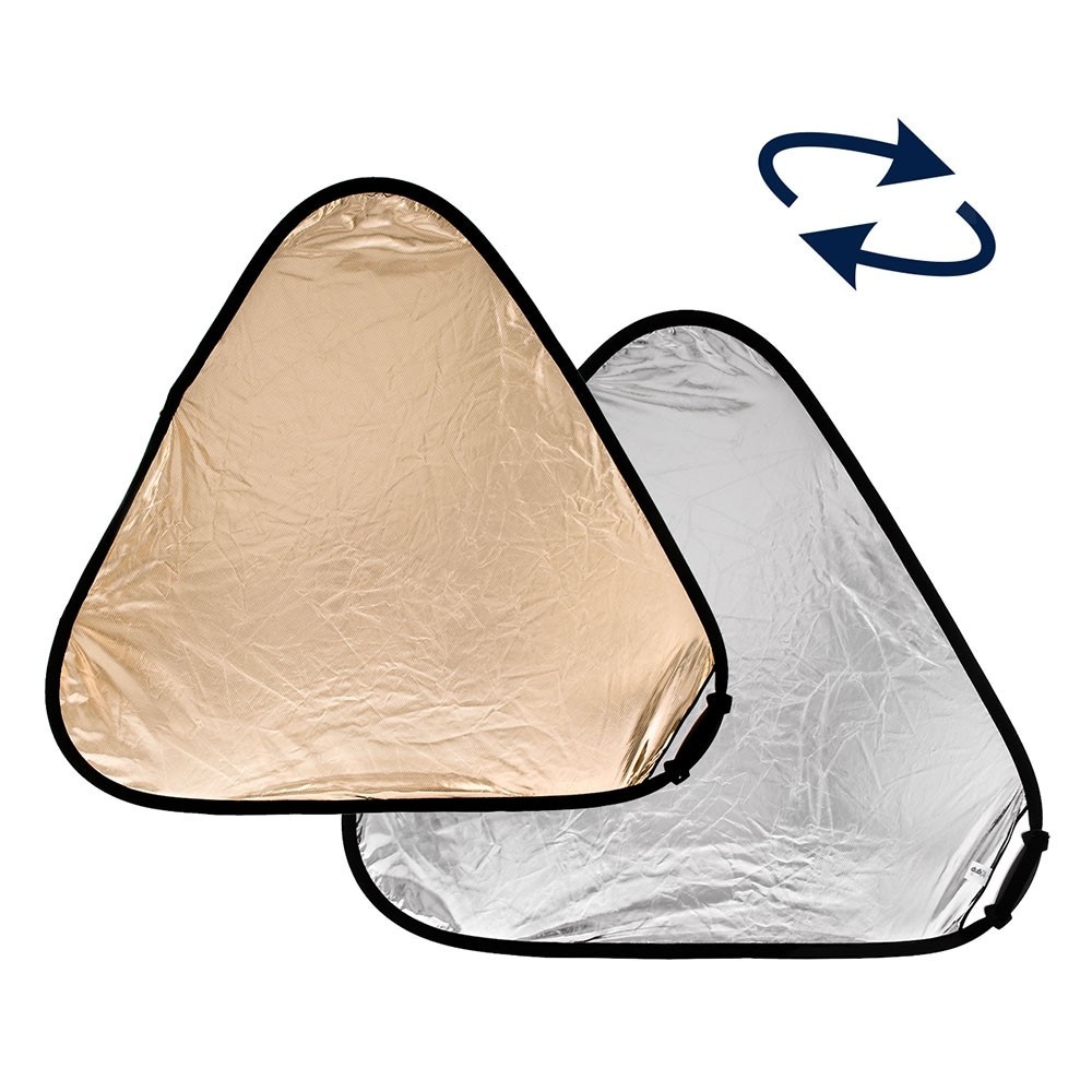 Trigrip Reflector Large 120cm Sunlite/Soft Silver Lastolite by Manfrotto - 
Collapsible and reversible
Carry bag included
Allows