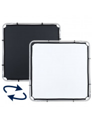 Skylite Rapid Cover Small 1.1 x 1.1 m black and white Lastolite by Manfrotto - For the location photographer Compatible with