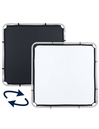 Skylite Rapid Cover Small 1.1 x 1.1 m black and white Lastolite by Manfrotto - For the location photographer Compatible with