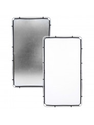 Skylite Rapid Cover Medium 1.1 x 2m Silver/White Lastolite by Manfrotto - For the location photographer Compatible with Rapid