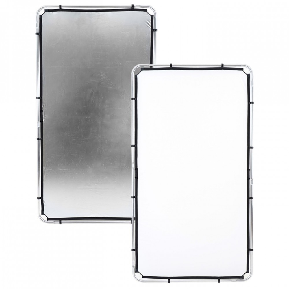 Skylite Rapid Cover Medium 1.1 x 2m Silber/Weiß Lastolite by Manfrotto - Für den Location-Fotografen Kompatibel mit