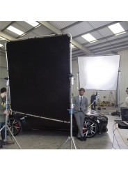 Skylite Rapid Cover large 2 x 2m black velour Lastolite by Manfrotto - For the location photographer Compatible with rapid