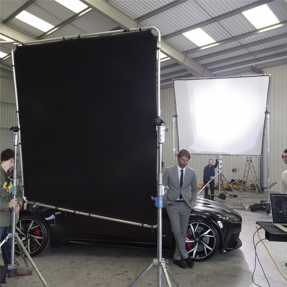 Skylite Rapid Cover large 2 x 2m black velour Lastolite by Manfrotto - For the location photographer Compatible with rapid