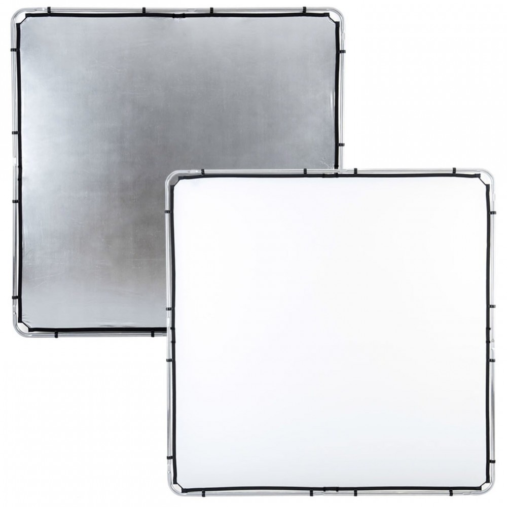 Skylite Rapid Cover large 2 x 2m silver/white Lastolite by Manfrotto - For the location photographer Compatible with Rapid