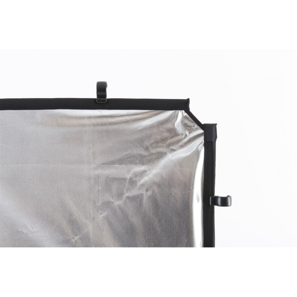 Skylite Rapid Cover groß 2 x 2m silber/weiß Lastolite von Manfrotto - Für den Location-Fotografen Kompatibel mit Rapid-Gestellen