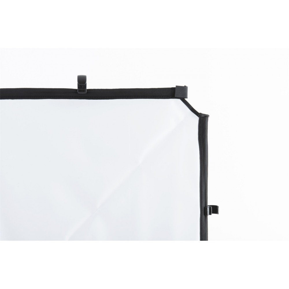 Skylite Rapid Cover large 2 x 2m silver/white Lastolite by Manfrotto - For the location photographer Compatible with Rapid