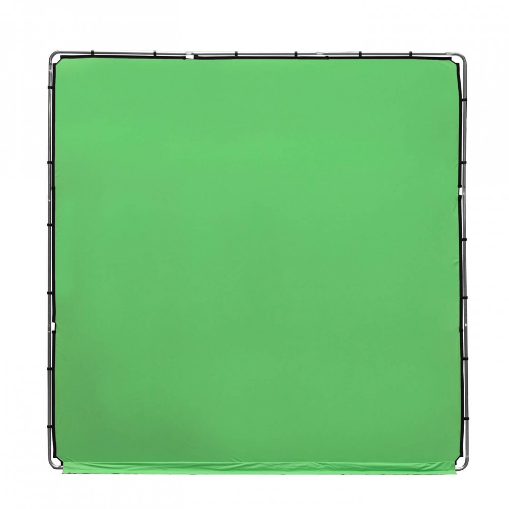 StudioLink Chroma Key Green Cover 3 x 3m Lastolite by Manfrotto - 
Large 3 x 3m (10’ x 10’) Chroma Key Screen
6 inch skirt on bo