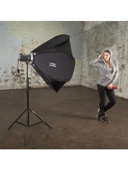 Ezybox Pro Octa Medium 80cm Lighting Softbox Lastolite by Manfrotto - 
Extremely lightweight and sturdy
Fits studio flashes, fla