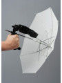 Brolly Grip Kit + Griff & Regenschirm 50 cm durchscheinend Lastolite by Manfrotto - Weiß durchscheinend durchgeschossen Durchsch