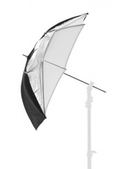 Umbrella Dual 72cm Black/Silver/White Lastolite by Manfrotto - 
White translucent shot through
Translucent shot through
Transluc