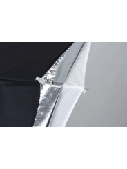 All in one Umbrella Silver/White Lastolite by Manfrotto - 
White translucent shot through
Translucent shot through
Translucent w