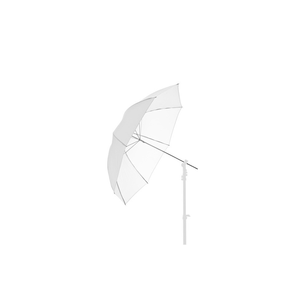 Regenschirm durchscheinend 99cm weiß Lastolite by Manfrotto - Weiß durchscheinend durchgeschossen 8mm Schaft Bounce aus weißem P