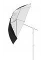 Regenschirm All In One 99cm Silber/Weiß Lastolite by Manfrotto - Abnehmbare Außenhülle Durchscheinend durchgeschossen Transluzen