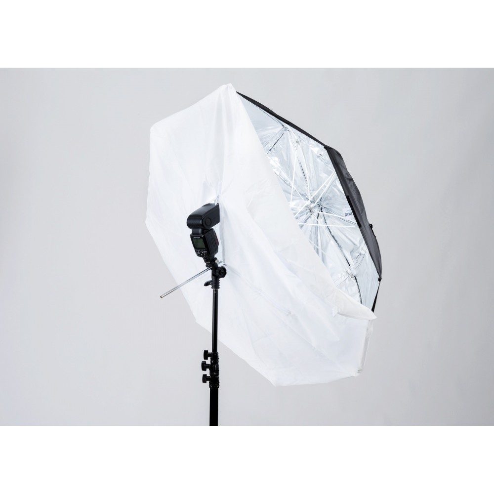 8:1 Umbrella Lastolite by Manfrotto - 
umbrella and softbox functionality
Includes carry pouch
Fiberglass frame
 5