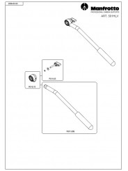 501HLV Schwenkgriff Manfrotto - Feste Schwenkstange für den 501 HDV Videokopf 4