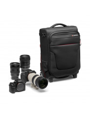 Pro Light Reloader Air-50 carry-on camera roller bag Manfrotto - 
Fits a 2 Pro DSLR with 70/200 lens plus 3-4 lenses
Outer made 