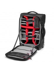 Pro Light Reloader Air-55 carry-on camera roller bag Manfrotto - 
Fits a Pro DSLR with 400/2.8 plus 3 lenses
Outer made from Pro