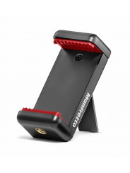 Smartphone buckle, width 58 - 84 mm Manfrotto - 
Universal Smartphone Clamp
Double 1/4'' female thread located at the base and o