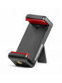 Smartphone buckle, width 58 - 84 mm Manfrotto - 
Universal Smartphone Clamp
Double 1/4'' female thread located at the base and o