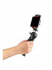 PIXI Smartphone buckle 60-104mm Manfrotto - 
Holds smartphone with widths of 60mm – 104mm
Universal tripod and lighting connecti