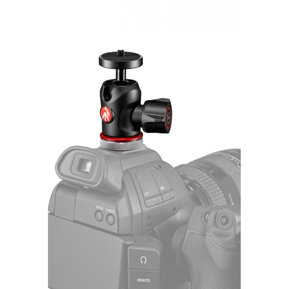 492 Centre Ball Head with Cold shoe mount Manfrotto - 
Tough and durable aluminium body
Standard cold shoe in aluminium for easy