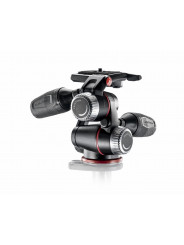 X-PRO 3-Way tripod head with retractable levers Manfrotto - 
Retractable levers for compactness and easy carrying
Friction contr