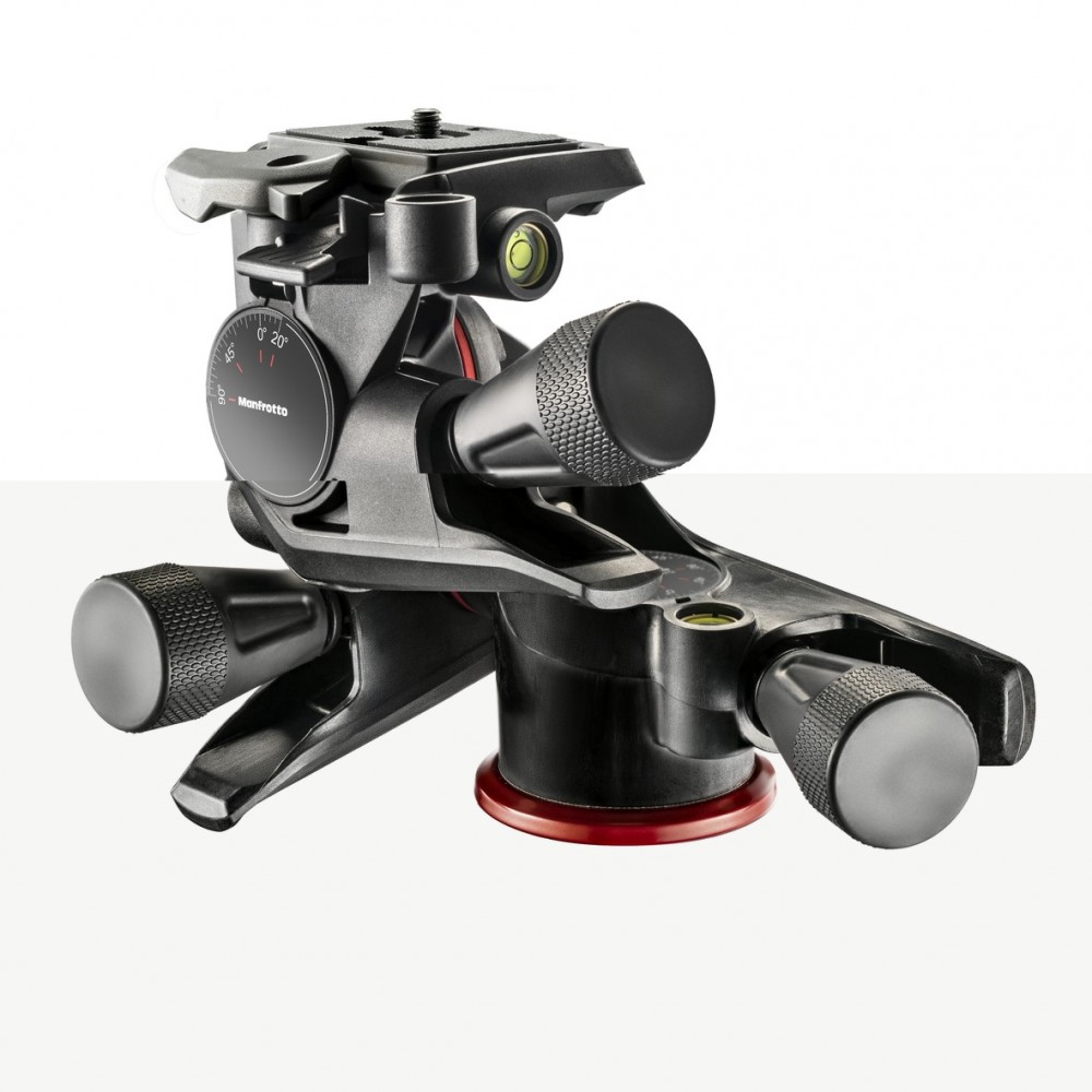 XPRO Geared Three-way pan/tilt tripod head Manfrotto - 
Frame and shoot precisely by adjusting with the micrometric knob
Extreme