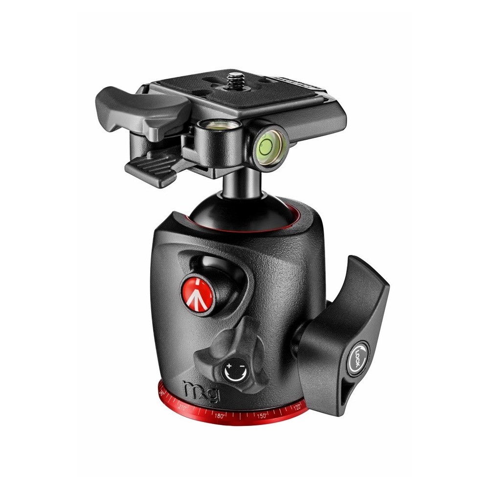 XPRO Ball Head in magnesium with 200PL plate Manfrotto - 
Triple locking mechanism for guaranteed precision
New polymer rings fo