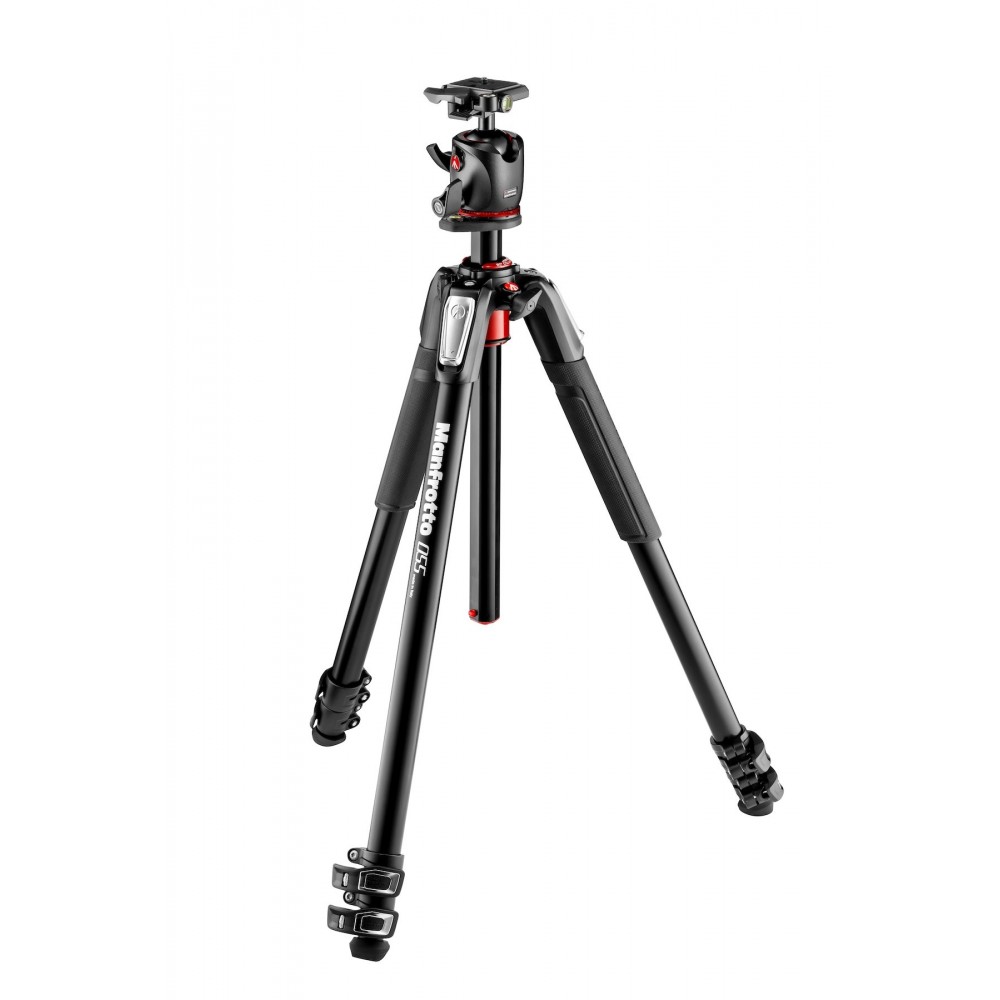 Aluminium 3-Section Tripod with XPRO Ball Head + 200PL plate Manfrotto - 
90° column for full range of movement
Quick Power Lock