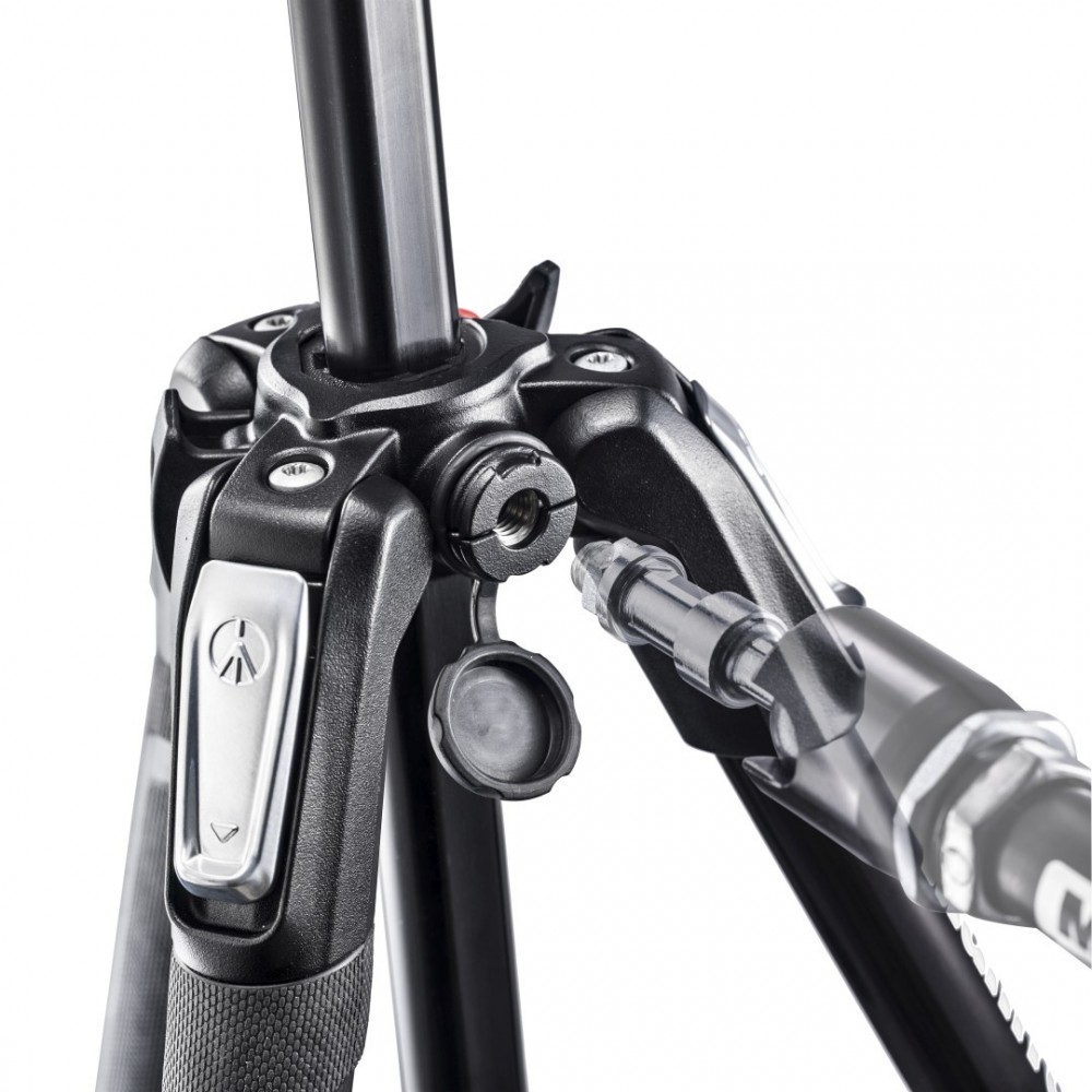 Dreiteiliges 190X-Aluminiumstativ mit XPRO-Fluidkopf Manfrotto - Entdecken Sie Ihr kreatives Potenzial Bodenadapter für extrem n