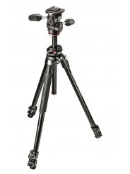 290 Dual Aluminium 3-Section Tripod Kit with 804 3-Way Head Manfrotto - 
Shoot from new angles with 90° column system
Full range