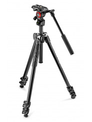 290 light aluminium tripod with befree live fluid video head Manfrotto - 
Flexible shooting with 2 leg angles
Durable aluminium 