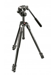 290 Xtra Alu 3-Section Tripod Kit with 128RC Fluid Head Manfrotto - 
Total shooting flexibility with 4 leg angle positions
Stead