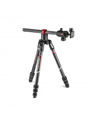 BEFREE GT XPRO Carbon-Kit Manfrotto - Gewidmet professionellen Makrofotografen 90°-Säulenmechanismus im oberen Gussteil integrie