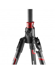 BEFREE GT XPRO Carbon-Kit Manfrotto - Gewidmet professionellen Makrofotografen 90°-Säulenmechanismus im oberen Gussteil integrie