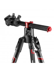 BEFREE GT XPRO Carbon-Kit Manfrotto - Gewidmet professionellen Makrofotografen 90°-Säulenmechanismus im oberen Gussteil integrie