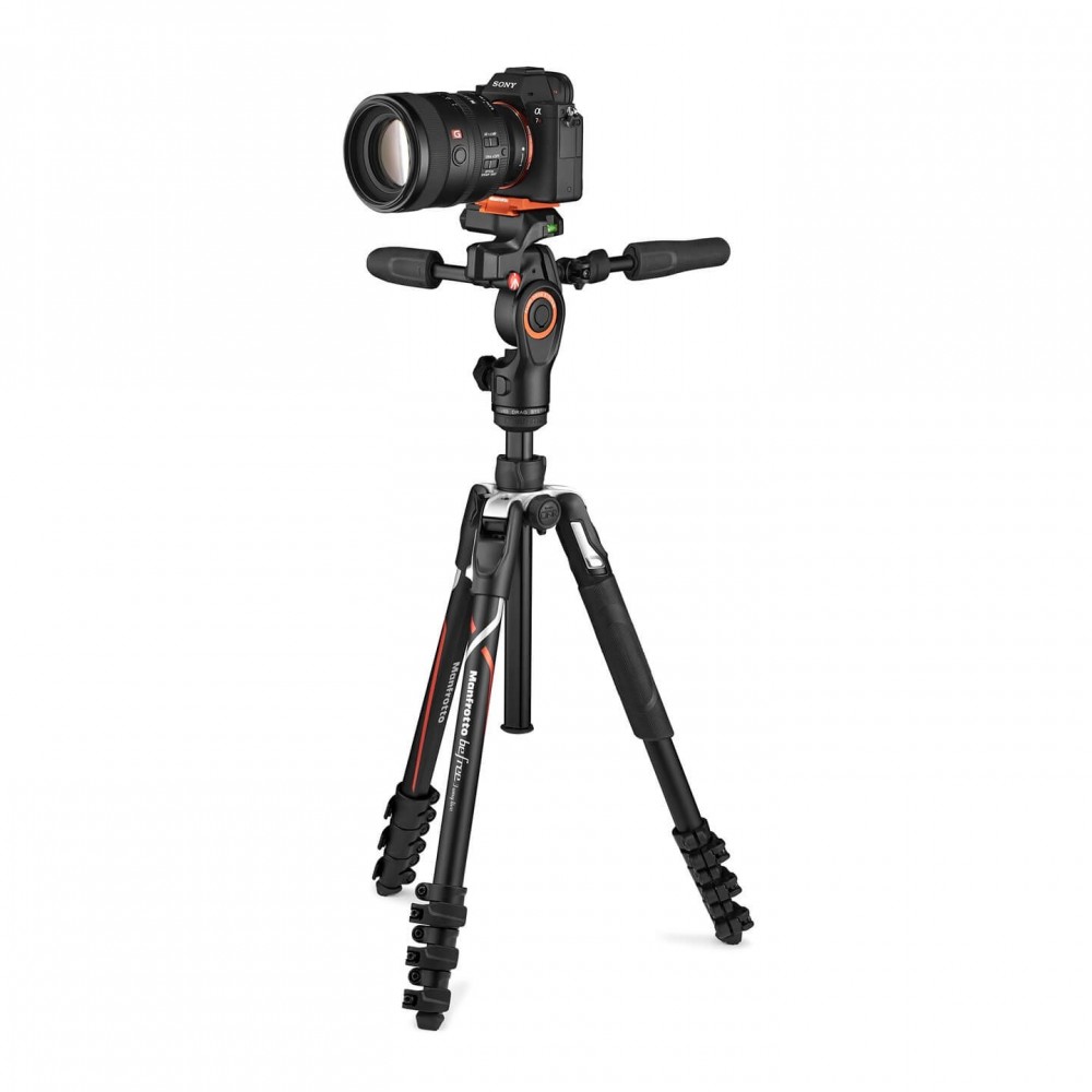 BEFREE 3W Live Sony Alpha Hebelsatz Manfrotto - 
Leistungsstarkes Foto-/Video-Kit im ultrakompakten Format
Sonys Alpha gewidmet