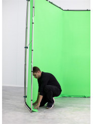 Chroma Key FX 4x2.9m Background Kit Greenn Manfrotto - 
The largest reusable all in one Chroma Key background kit
Ultra-Fast ass