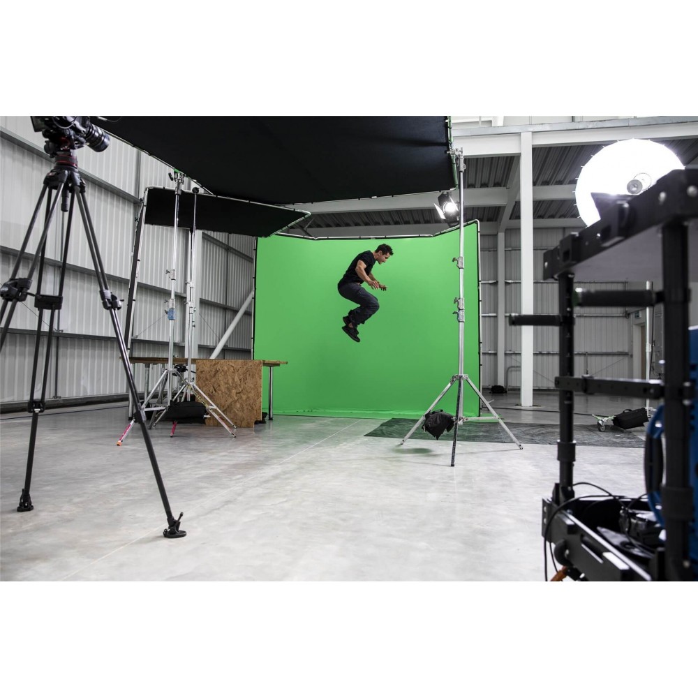 Chroma Key FX 4x2.9m Background Kit Greenn Manfrotto - 
The largest reusable all in one Chroma Key background kit
Ultra-Fast ass