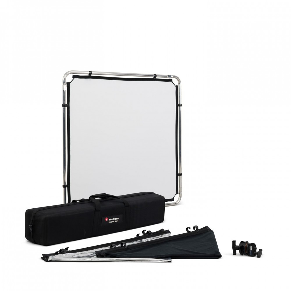 Pro Scrim All In One Kit 1.1 x 1.1m Small Manfrotto - 
Built to capture the imagination of creative imagemakers
Lightweight all 