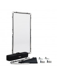 Pro Scrim All In One Kit 1,1 x 2 m Medium Manfrotto - Entwickelt, um die Fantasie kreativer Bildermacher zu fesseln Leichtes All